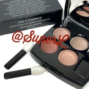 NEW Chanel Les Ombres Multi-Effect Quadra Eyeshadow 328 Blurry Mauve Eye Shadow